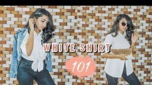 'How Do Fashion Bloggers Style White Shirt! how to style white shirt in different ways'