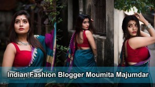'Moumita Majumdar Saree Photoshoot | Indian Fashion Bloggers | Hot Saree Photoshoot'