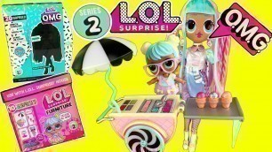 'LOL OMG SERIES 2 LOL Surprise Candylicious Doll + Series 2 LOL Furniture - Bon Bon\'s Ice Cream Cart'