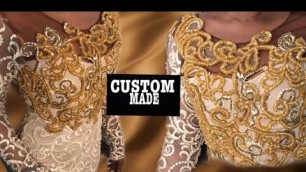 'Making a Hand Beaded Custom dress *beginner friendly* || Nigerian 