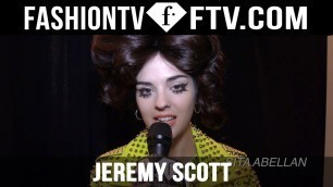 'Hairstyle at Jeremy Scott Spring 2016 New York Fashion Week | FTV.com'