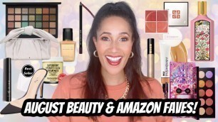 'AUGUST MONTHLY FAVES! | BEAUTY, FRAGRANCE, & AMAZON FASHION FAVORITES!'