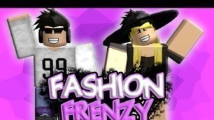 'Playing roblox for the first time / Fashion frenzy'