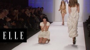 'Watch How Gracefully These Models Fall | ELLE'