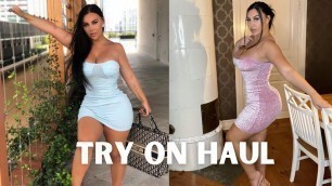 'FASHION NOVA TRY ON HAUL 2021 | MINI DRESSES OUTFIT STYLES | LOVE HOW THESE FIT 