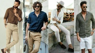 'Best Linen Shirt For Men | Linen Outfits Ideas | Summer Fashion Tips | Summer Outfits | Ajay Style !'