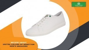 'United Colors of Benetton White Men\'s Sneakers Review | Unboxing | Intro | UCB'
