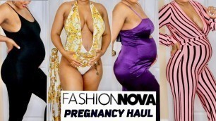 'FASHION NOVA TRY ON HAUL PREGNANCY Edition'