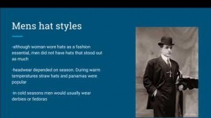 '1920\'s fashion presentation'