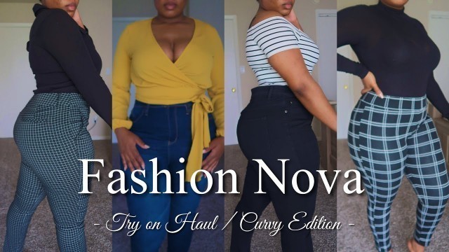 'Fashion Nova Try on Haul Curvy Edition'