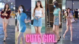 'Chinese sexy girls Cute Street Fashion douyin / Satisfy Show / video tiktok china # 1'