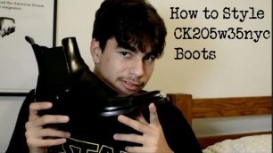 'CK205w39NYC Steal Toe Chelsea Boots | How to Style & Review |'