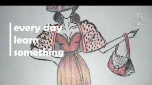 'Fashion croquis drawing step by step 2020 | Standing poses | fashion illustration with siman'