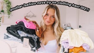 'fashion nova try on haul ( going out clothes) 2021!'