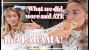 'COME SHOPPING WITH ME IN ALABAMA // What we did, wore and ate! // Fashion Mumblr Vlogs'