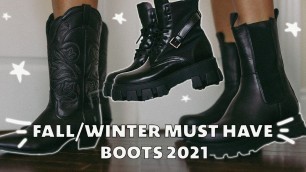 'FALL BOOTS 2021| Chelsea Boots, Prada Boots, Cowboy Boots'