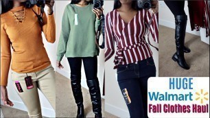 'HUGE WALMART CLOTHING HAUL TRY ON + FALL OUTFITS IDEAS 2019 | LOOK BOUGIE ON A BUDGET'