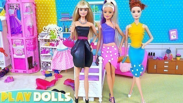 'Barbie Dolls New Fashion Dresses from Balloons! DIY Hacks!'