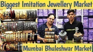'Biggest Imitation Jewellery Market | Mumbai Bhuleshwar Market | Radha rani imitation jewellery'