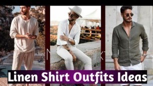 'Best Linen Shirt For Men | Linen Outfits Ideas | Summer Fashion Tips | Summer Outfits | Ajay Style'
