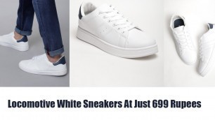 'LOCOMOTIVE Men White Sneakers'