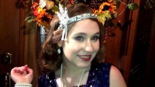 '1920s Flapper Girl Great Gatsby Vintage Fashion Costume'