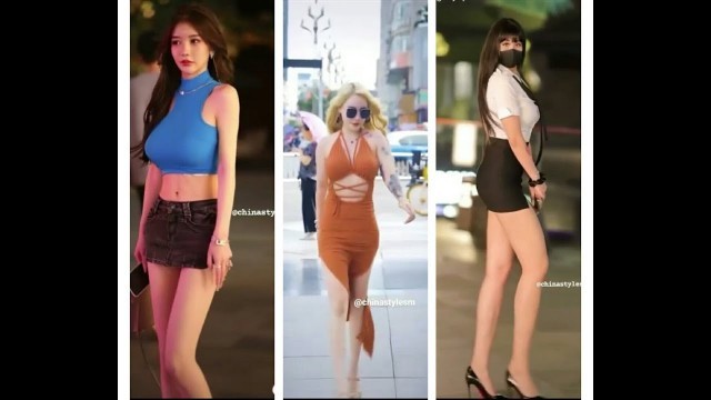 'Asian hot models / China street fashion [ GIRLS ] / Douyin china / Tiktok models'