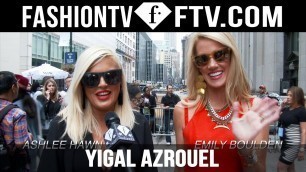 'Yigal Azrouel Spring 2016 Arrivals at New York Fashion Week | NYFW | FTV.com v'