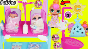 'LOL OMG Makeover with DIY Bedtime Jail and Big Sister Fashion Doll'
