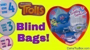 'Trolls Blind Bags Series 4 3 2 Light Up Fashion Tags Chocolate Surprise Egg Dreamworks Toys Valentin'