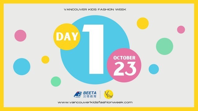 'Vancouver Kids Fashion Week Spring/Summer Runway Showcase | Day 1'