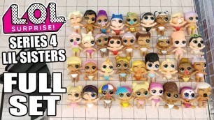 'LOL Surprise Series 4 Lil Sisters FULL SET | L.O.L. Wave 1 + Wave 2 Complete Collection Eye Spy'