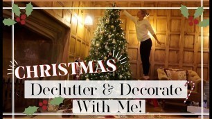 'CHRISTMAS DECLUTTER & DECORATE WITH ME // Fashion Mumblr Vlogs'