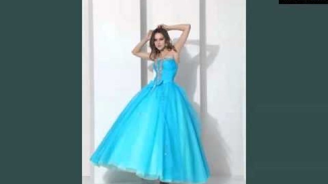 'Blue Tulle Ball Gown | Women Tutu Dress Picture Collection Set Romance'