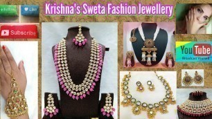 'Krishna\'s sweta fashion jewellery Mumbai.mp4, One of the Best Imitation Jewellery Mfg'