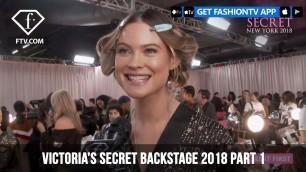 'FTV Backstage Romee Strijd & Behati Prinsloo Victoria\'s Secret Fashion Show 2018 | FashionTV | FTV'