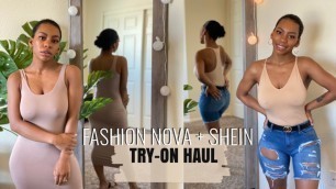 'HUGE SHEIN + FASHION NOVA TRY ON HAUL (MUST HAVE BASICS)'