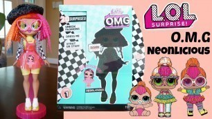 'LOL Surprise OMG Neonlicious Unboxing New LOL Surprise Fashion Dolls Collect Royal Bee, Swag'