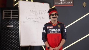 'Myntra Fashion Compliments of The Season | RCB Insider ft Mr. Nags | IPL 2021'