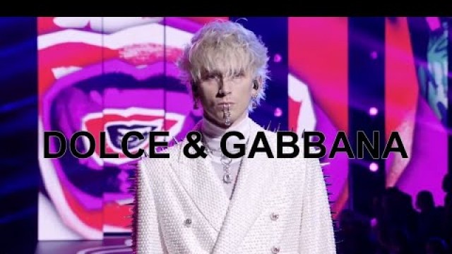 'Machine Gun Kelly Featured in Dolce&Gabbana Fall-Winter 2022-2023 Men’s Fashion Show'