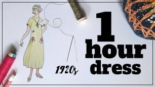 'Making a 1920s 1-hour dress'