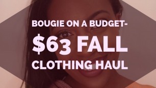 'SHEIN CLOTHING HAUL | BOUGIE ON A BUDGET + FALL CLOTHING'