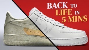 'Easy Method To Restore White Sneakers (Bring Sneakers Back To Life)'