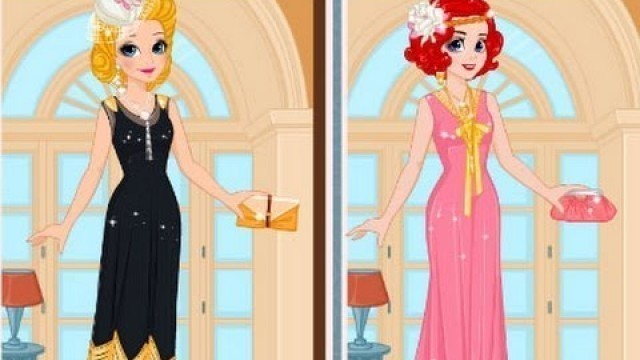'Disney Princess 20s Fashion Contest (Принцессы Диснея модная битва 20 века)'