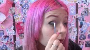 'Pastel Goth MakeUp  And Outfit'