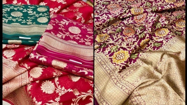 'Grand Banarasi silk saree collections | Naz Fashion'