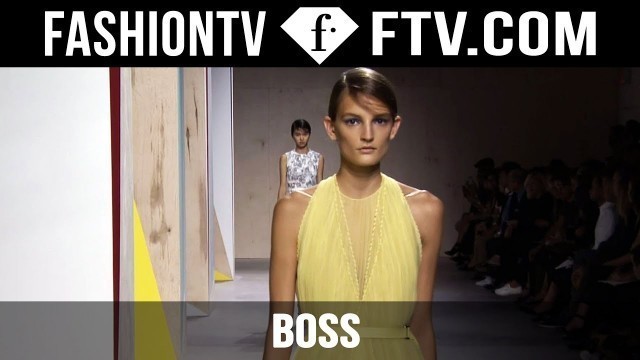 'BOSS Spring/Summer 2016 Runway Show | New York Fashion Week NYFW | FTV.com'