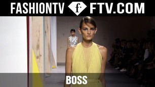 'BOSS Spring/Summer 2016 Runway Show | New York Fashion Week NYFW | FTV.com'