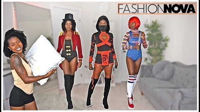 'FASHION NOVA HALLOWEEN COSTUMES! TRY-ON HAUL, THEY ARE ALL 