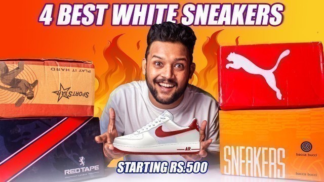'UNBOXING: BEST BUDGET WHITE SHOES/SNEAKERS on AMAZON 